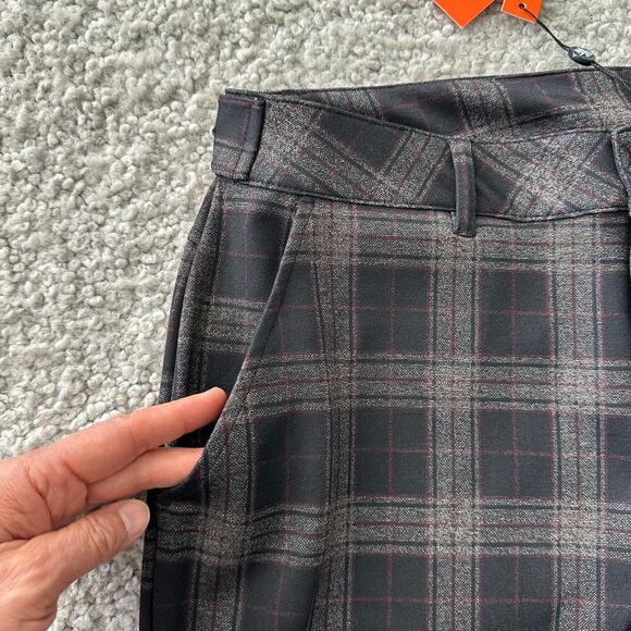 Men's YoungLA Dapper Dress Pants #615, 34x32 BlackBrownPlaid, NWT - Picture 3 of 7